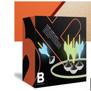 Black Series Glow in The Dark Outdoor Lawn Dart Set New